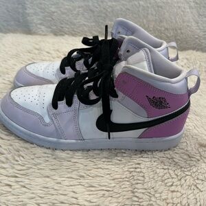 Boys 3Y Air Jordan 1 Purple 2-tone